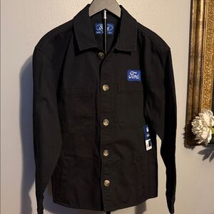 Ford motors vintage style canvas coat jacket
